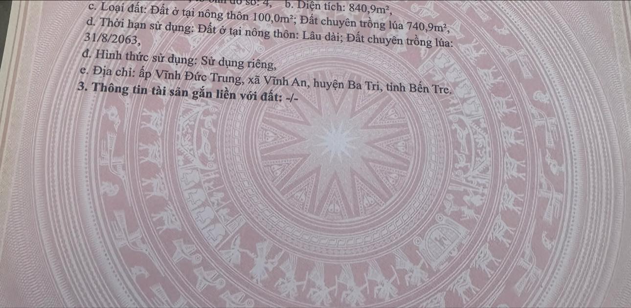 Đất Mặt Tiền Quốc Lộ Châu Thành, Bến Tre - 841m² Thổ Cư, Ngang 28m