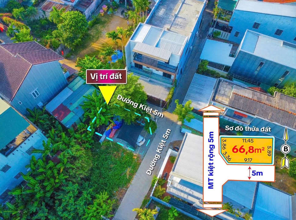 Nhà Kiệt Ô Tô Nguyễn Đình Tứ - Huế 66.8m² - Giá Tốt