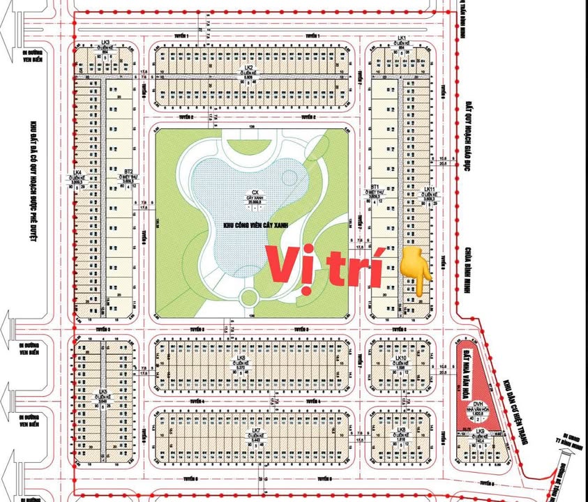 Đất nền Kim Sơn, Yên Khánh 160m² - Đất thổ cư 100%