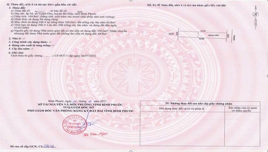 Đất thổ cư Vĩnh Cửu, Đồng Nai 169m² giá chỉ 135 triệu - Sổ đỏ sẵn sàng!