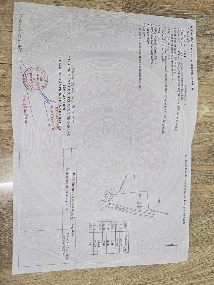 Đất nền 873m² Quảng Hiệp, Cư M'gar - 2 Mặt Tiền Đường QH, Giá 299 Triệu