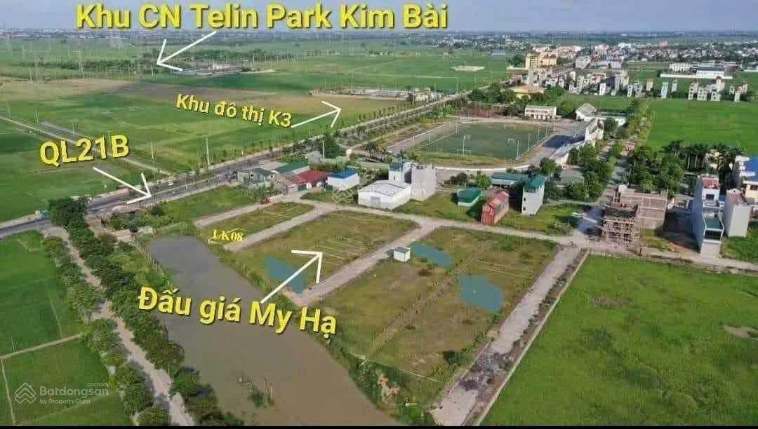 Đất nền đấu giá My Hạ 3, Thanh Oai 90m² - Sổ đỏ sẵn sàng