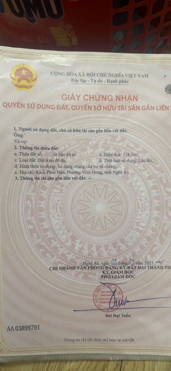 Đất Nền 118m² Phường Hưng Đông, TP Vinh - Tiềm Năng Sinh Lời Vượt Trội