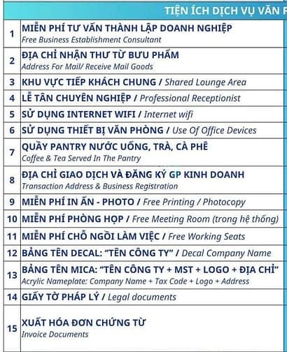 Văn phòng ảo Cộng Hòa, Tân Bình 490K/tháng - Giá thuê hợp lý!