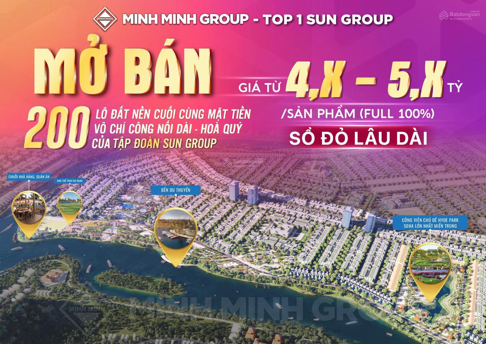 Đất Nền Sun Group Võ Chí Công, Đà Nẵng - 100m² Sổ Đỏ Lâu Dài