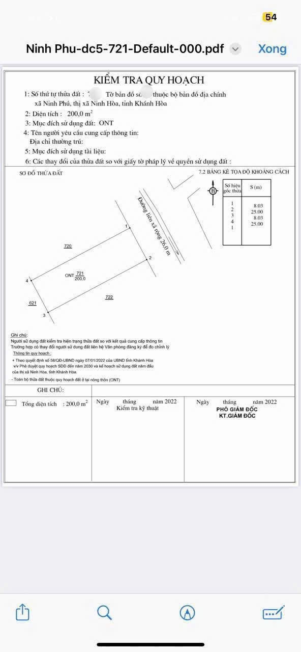 Đất nền Ninh Hòa 200m² - Sổ hồng sẵn, view sông Dinh đẹp