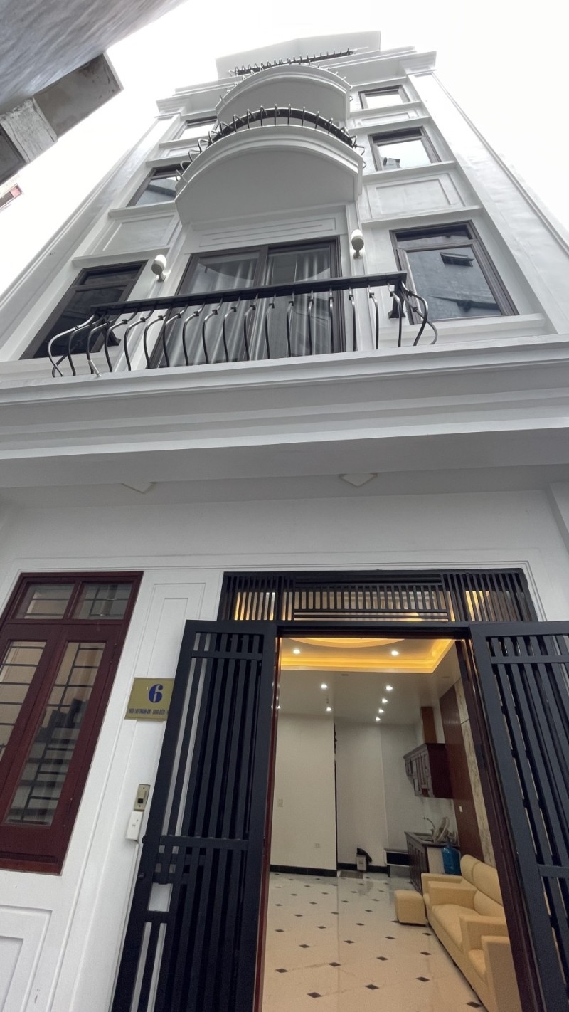 Nhà 5 Tầng 58m² Mặt Tiền 6m Thanh Am, Long Biên - 9.2 Tỷ, Full Nội Thất