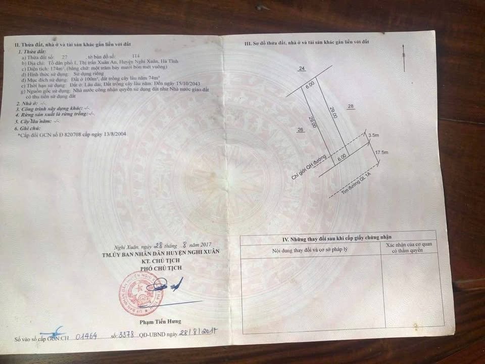 Mặt Tiền QL1A Xuân An, Hà Tĩnh - 180m² Kinh Doanh Đa Ngành