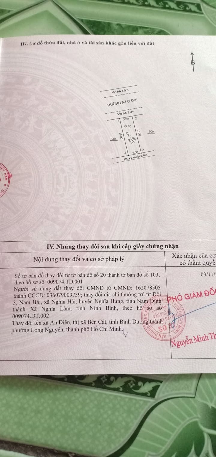 Đất nền Hùng Vương Long Nguyên 80m² 1,1 tỷ - Sổ đỏ chính chủ