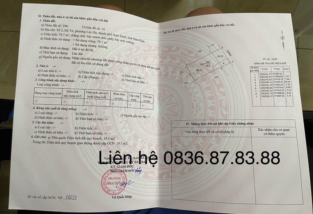 Đất nền 79m² Phường Lộc Hạ - Đường to ô tô, Sổ đỏ sẵn sàng!