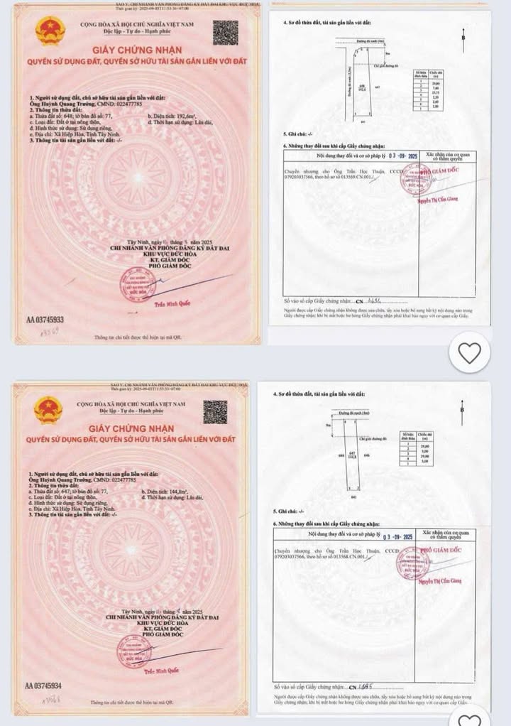 Đất nền Hiệp Hòa, Đức Hòa 145m² - Sổ đỏ chính chủ, đầu tư ngay!