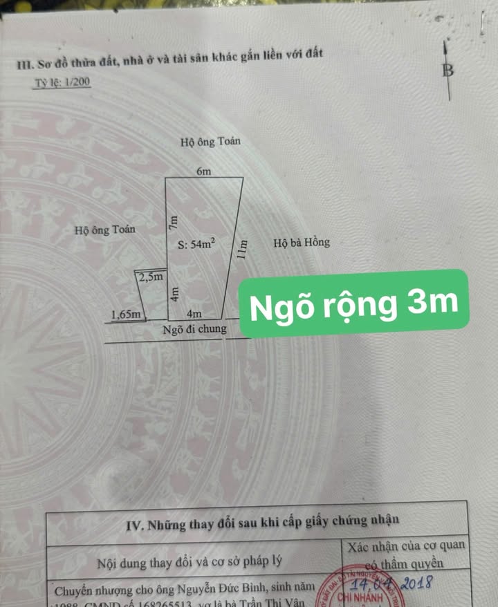 Nhà riêng Đằng Hải 54m² giá 1.98 tỷ - Sổ hồng sẵn!