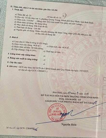 Đất nền Nhơn Bình, Quy Nhơn 115m² 3.45 tỷ - Tiềm năng tăng giá!