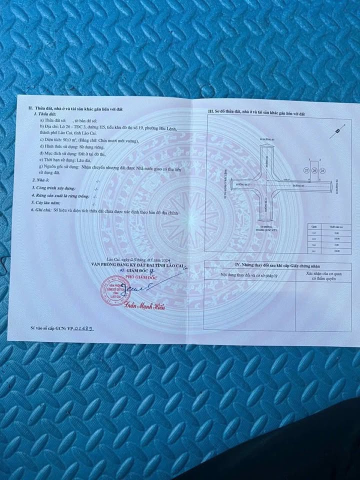 Đất Nền Thành Phố Lào Cai 90m² - Tiềm năng tăng giá vượt trội!