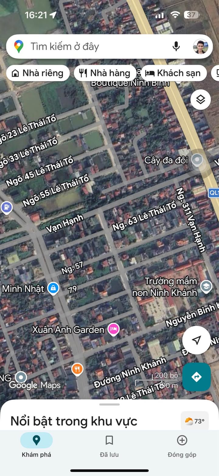 Đất nền Ninh Khánh, Ninh Bình 108m² - Sổ đỏ sẵn sàng giao dịch