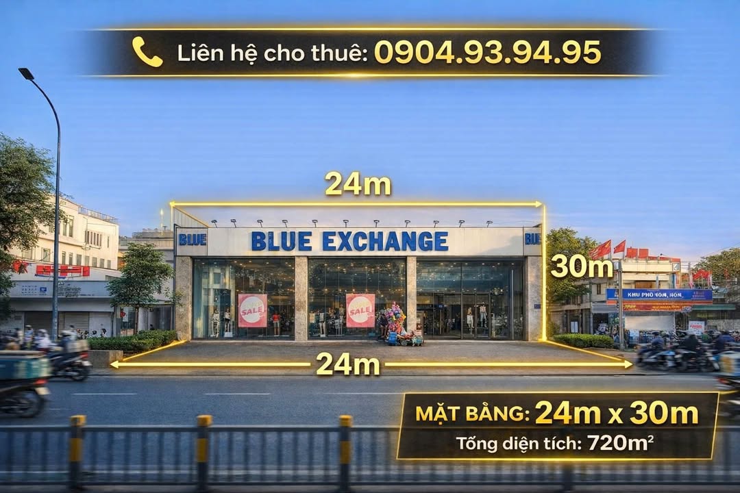 Mặt bằng góc 2 mặt tiền 720m² Bình Thạnh - Sẵn sàng kinh doanh lớn