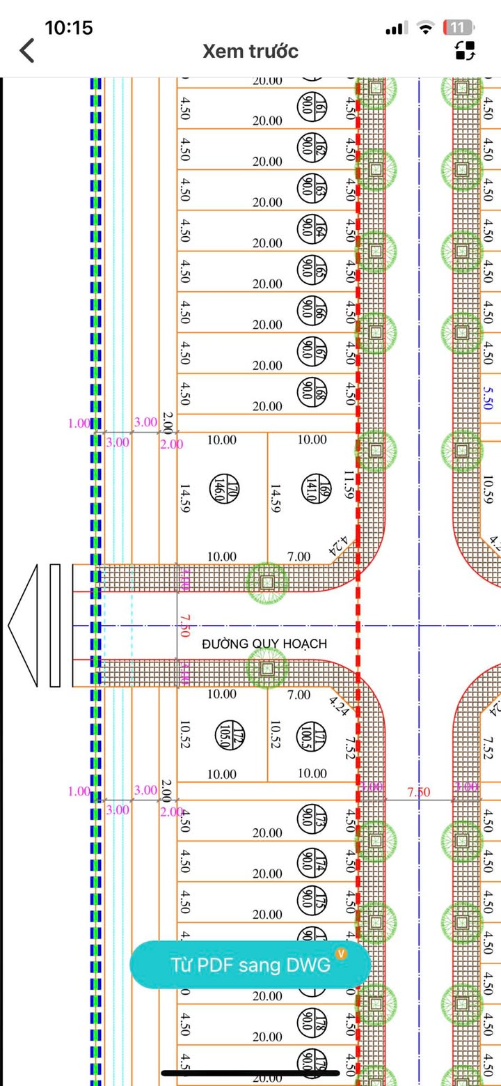 Đất nền Trần Hưng Đạo, Nam Sách 90m² - 2 Tỷ, Hướng Bắc, 2 Mặt Đường