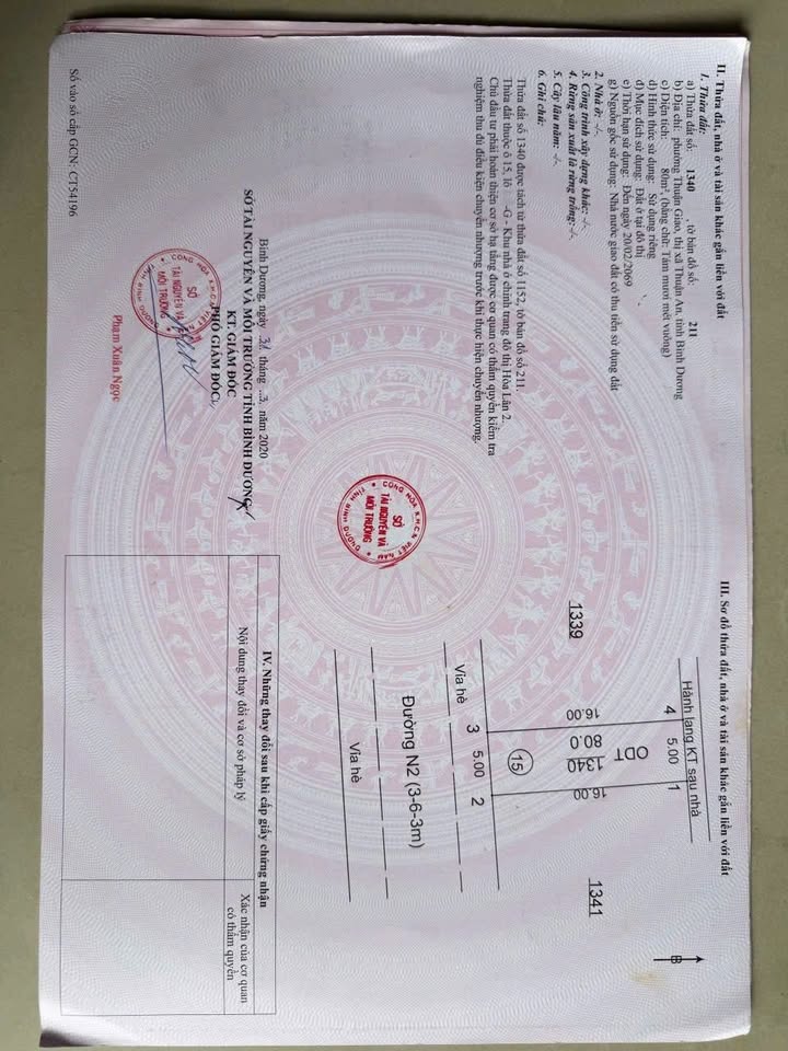 Đất nền Thuận Giao, Thuận An 80m² - Hạ tầng hoàn thiện!