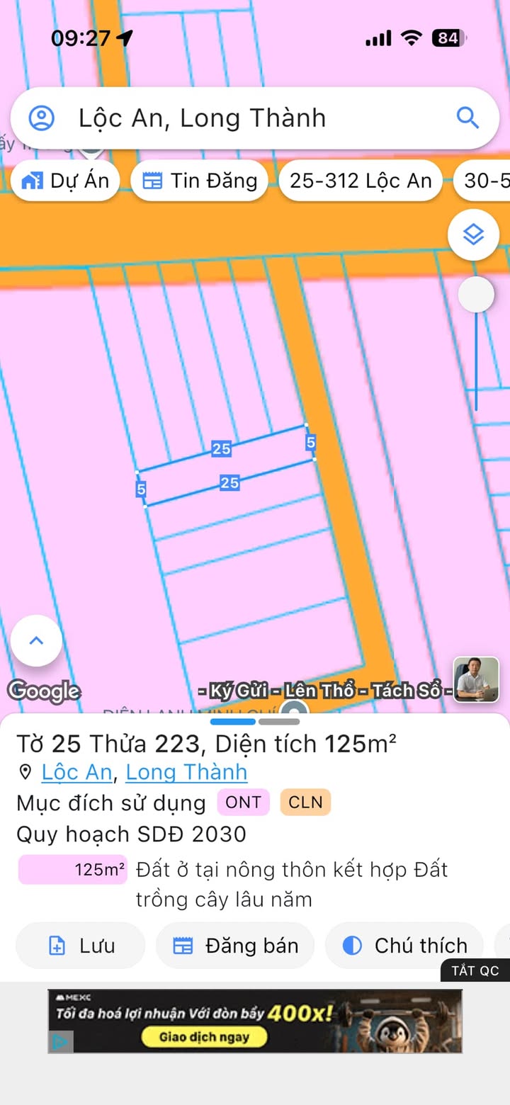 Đất nền Lộc An Long Thành 125m² - Tiềm năng tăng giá vượt trội!