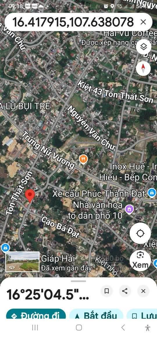 Đất Mặt Tiền Giáp Hải, Huế - 117m² Sổ Đỏ, Giá Tốt