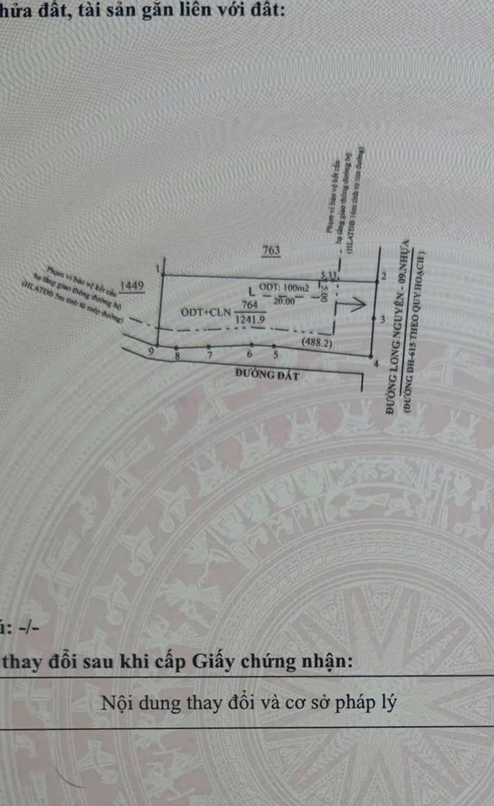 Đất Nền 2 Mặt Tiền Long Nguyên, Bàu Bàng 945m² - Giá Tốt Đầu Tư