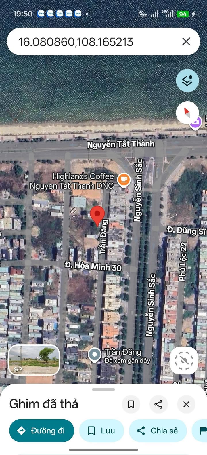 Đất nền Trần Đăng Hòa Hải 210m² - Sổ đỏ chính chủ, gần biển!