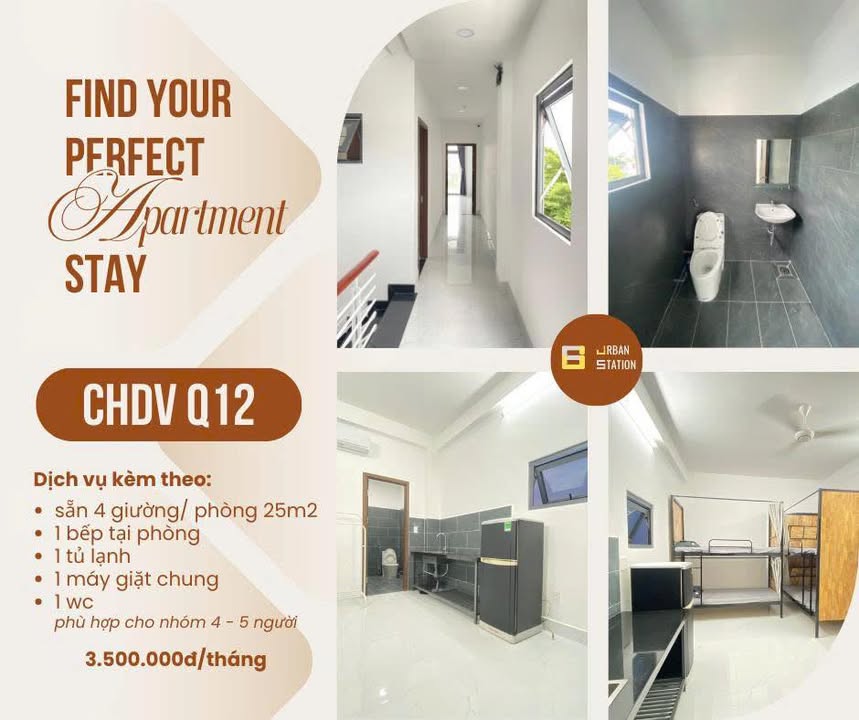 Căn hộ dịch vụ Vườn Lài Q12 30m² - Full nội thất cao cấp!