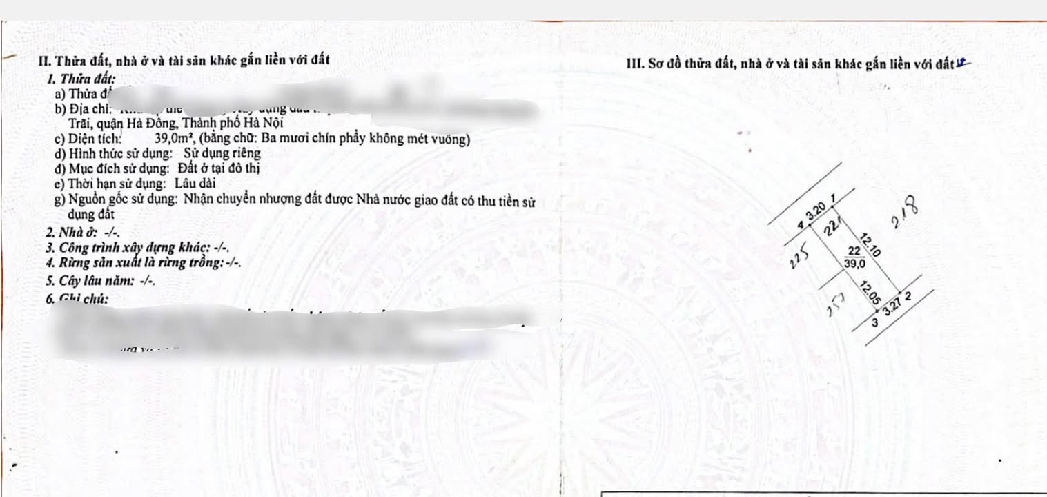 Nhà Riêng Ngõ Tô Hiệu Hà Đông 39m² - Chính Chủ Bán, Sẵn Sàng Ở Ngay!