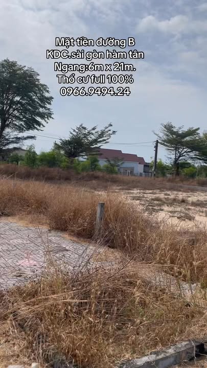 Nhà Mặt Tiền Đường B Khu Sài Gòn - Hàm Tân 126m² Sổ Đỏ Giá 1.4 Tỷ