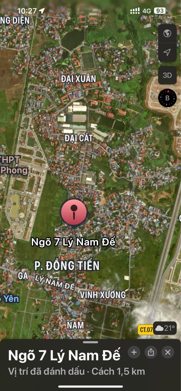 Bán Gấp Đất Nền 119m² Mặt Tiền 6.3m Đường Vào Nhà Máy Z131, Phổ Yên