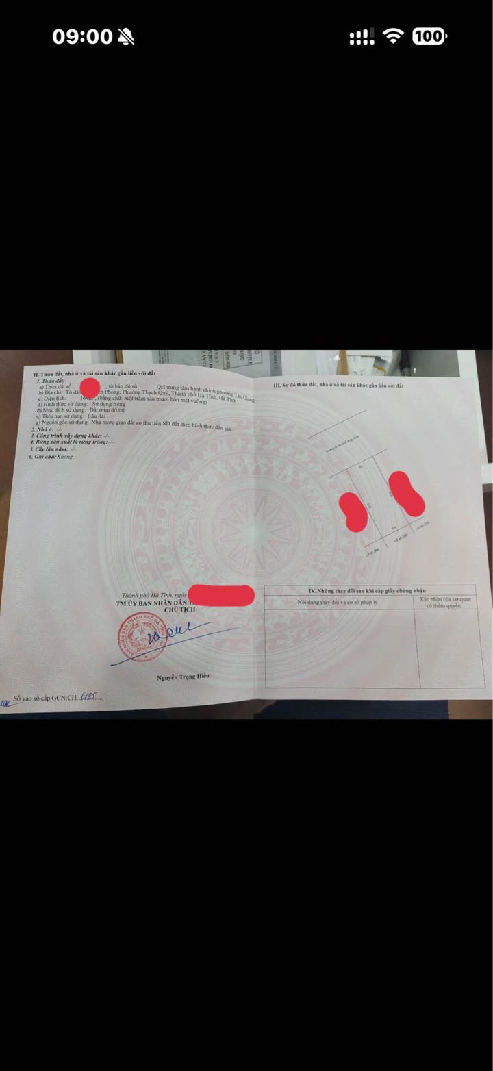 Đất nền Hà Tĩnh 168m² - Mặt tiền 12m, Hướng Tây Bắc, Giá 5.x Tỷ