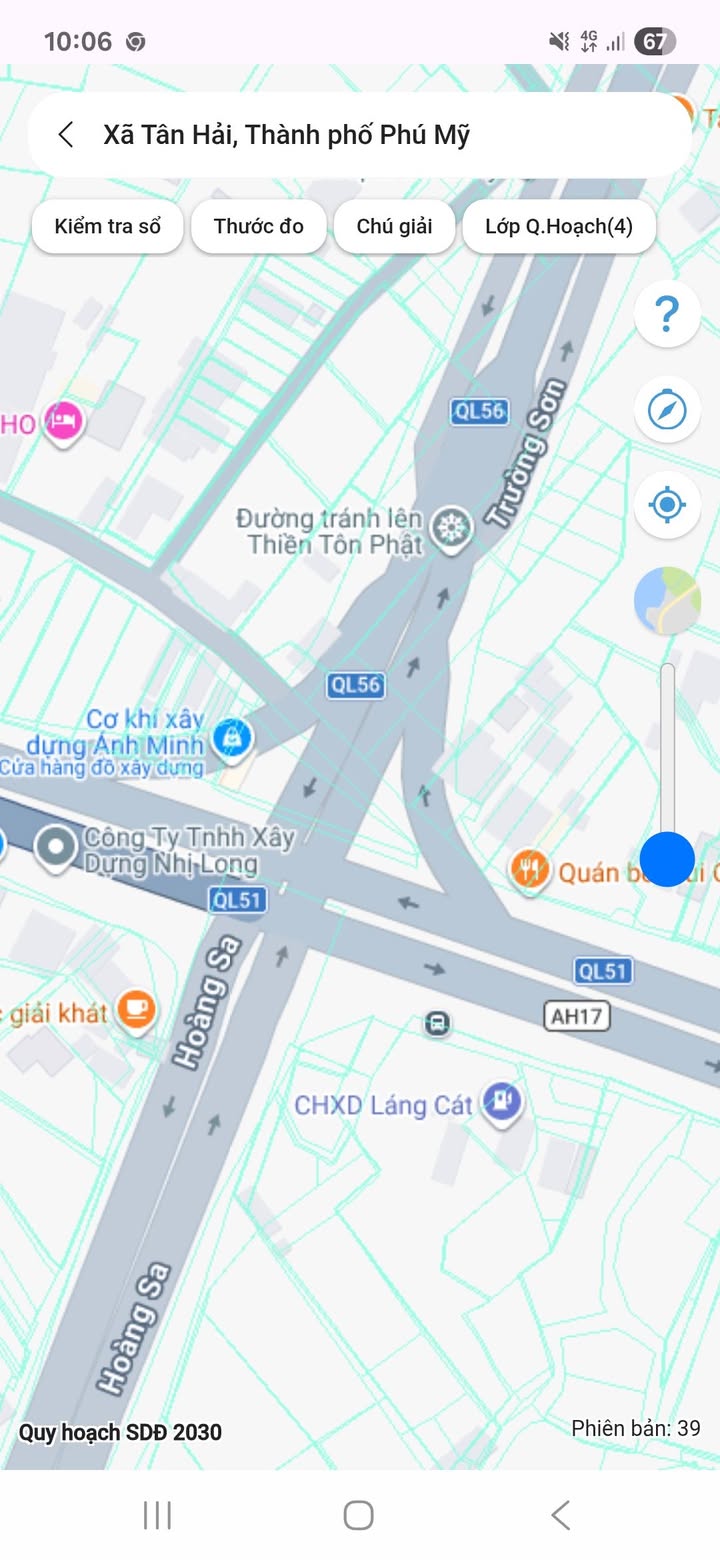 Đất Vàng Mặt Tiền QL56, TP Bà Rịa - 500m², Ngang 23m, Giá Thỏa Thuận