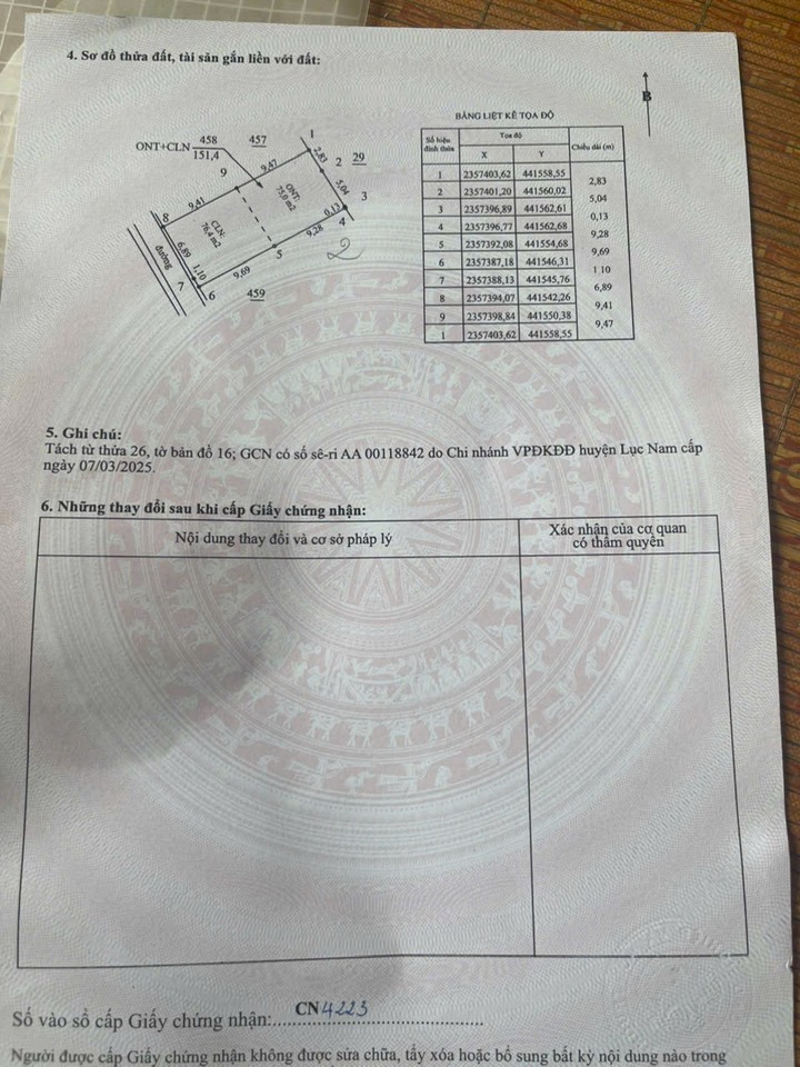 Lô đất Cương Sơn, Lục Nam 160m² - Tiềm năng tăng giá vượt trội!