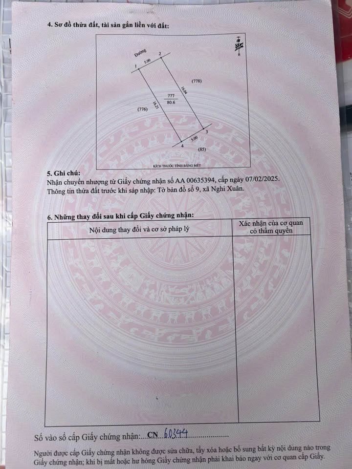 Bán Đất Nghi Xuân Hà Tĩnh 80m² - Sát Trường Nghi Lộc 3, Đường Nhựa 5m