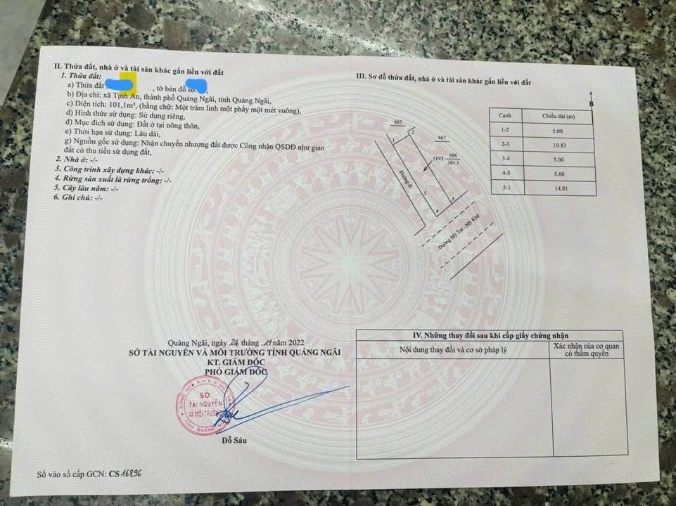 Đất Lô Góc Mỹ Trà - Mỹ Khê, Quảng Ngãi 100m² - Kinh doanh & Nghỉ dưỡng