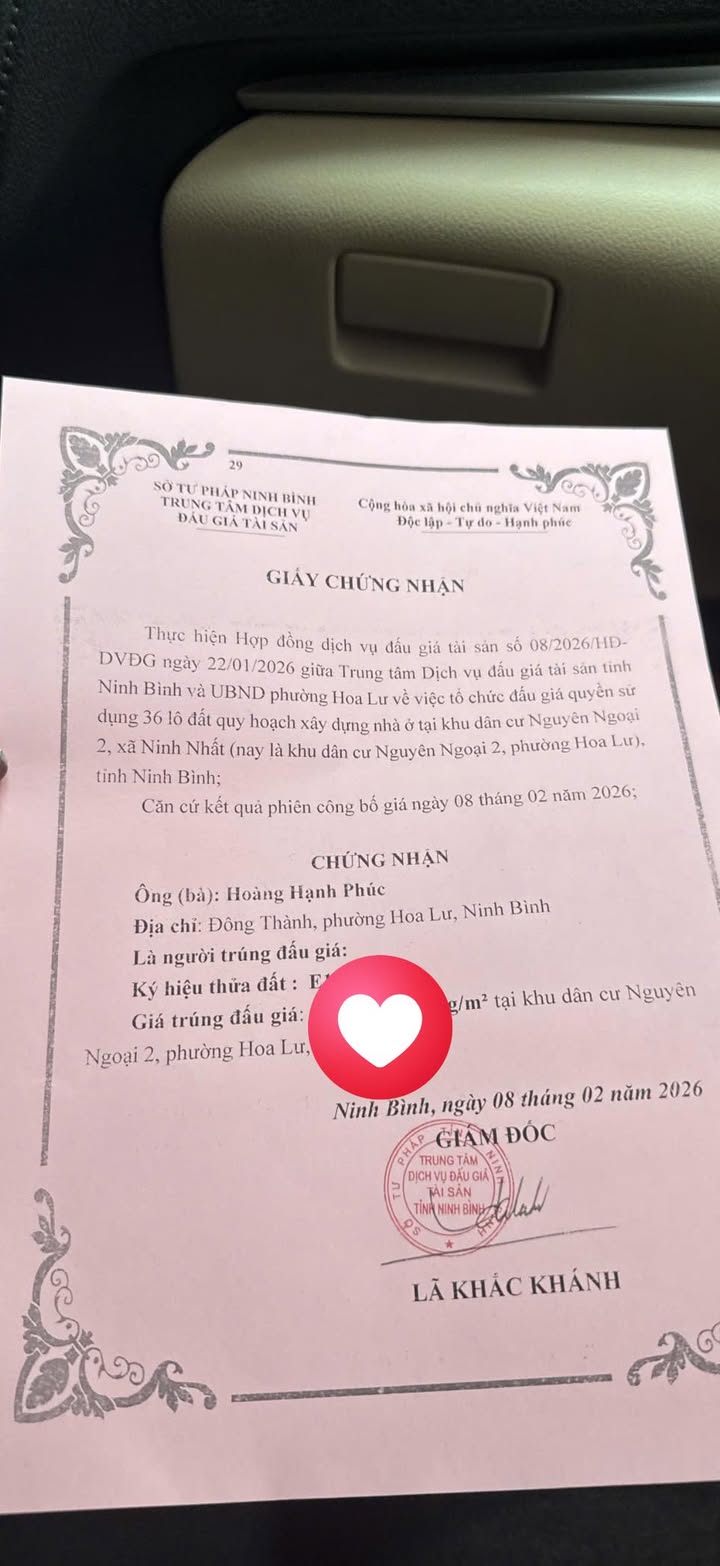 Đất nền biệt thự Nguyên Ngoại, Hoa Lư 172m² giá 4 tỷ - Sổ đỏ chính chủ!