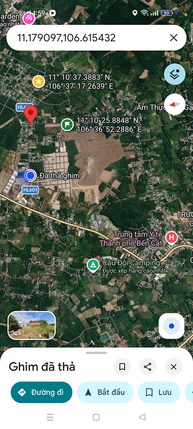 Nhà Phố Bến Cát 125m² Mặt tiền kinh doanh ĐH 607 - Giá 3.x tỷ