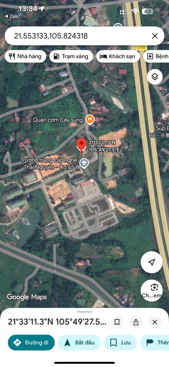 Bán Đất Lương Sơn, Sông Công 850m² - 2 Mặt Tiền, Sổ Đỏ, Giá Đầu 2 Tỷ