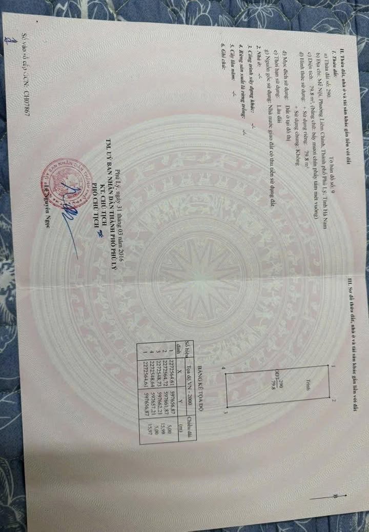 Đất nền Phủ Lý 79m² - Sổ đỏ chính chủ, sát Bệnh viện Việt Đức!