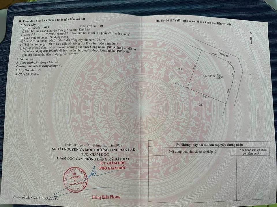 Đất Vàng Buôn Ma Thuột - 841m² Mặt Tiền Eana, Gần Chợ Quỳnh Ngọc, Giá 990 Triệu