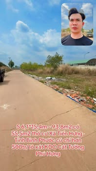 Đất nền Tiến Hưng Đồng Xoài 93.8m² - Tiềm năng tăng giá vượt trội!