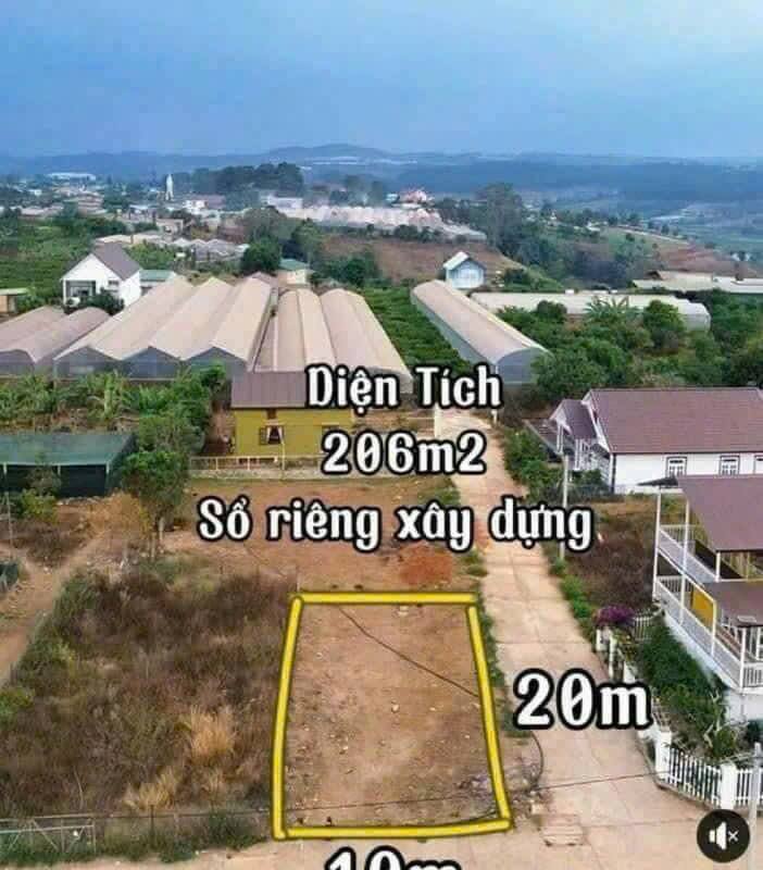 Đất nền Phường Cam Ly Đà Lạt 206m² – Sổ đỏ chính chủ, công chứng ngay!