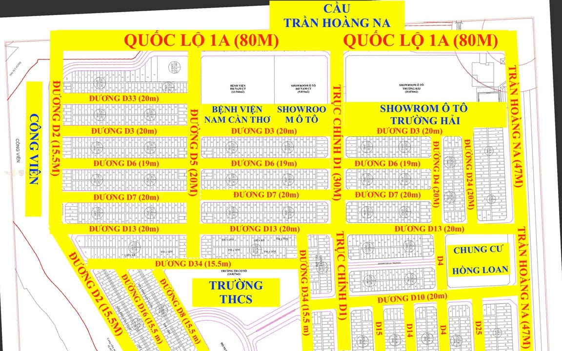 Đất nền Khu Hồng Loan 6A Cần Thơ 85m² - Sổ đỏ chính chủ!