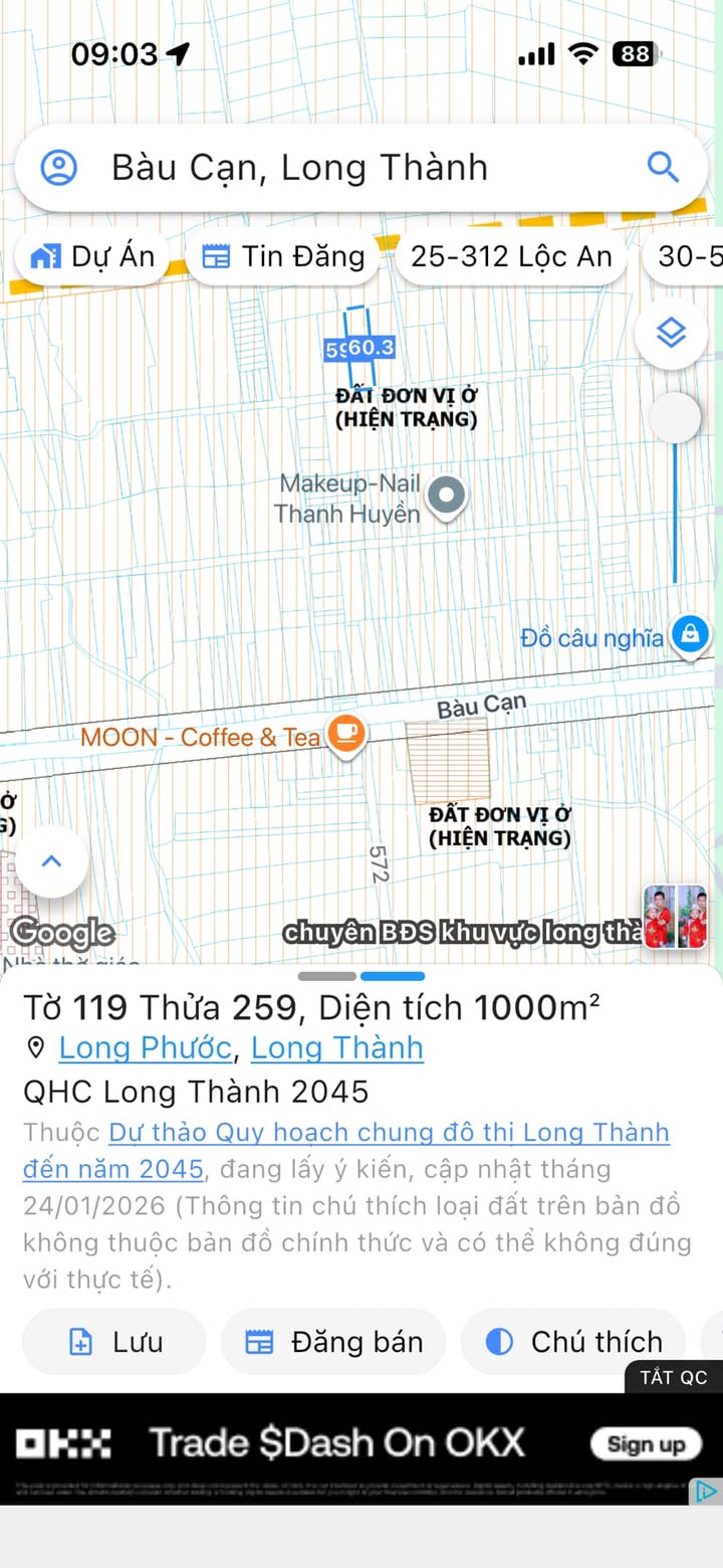 Đất Nền Long Thành 1000m² - Sổ Đỏ Sẵn Sàng, Gần Sân Bay