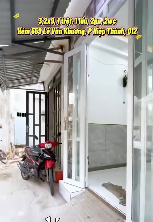 Nhà 1 Lầu 2PN 27m² Hẻm 4m Lê Văn Khương, Q12 - Giá 1.75 Tỷ