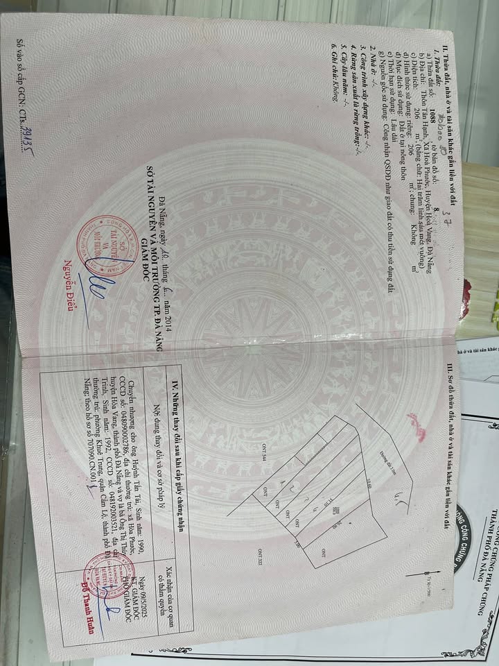 Đất nền Hòa Xuân 206m² Đà Nẵng - Tiềm năng tăng giá vượt trội!