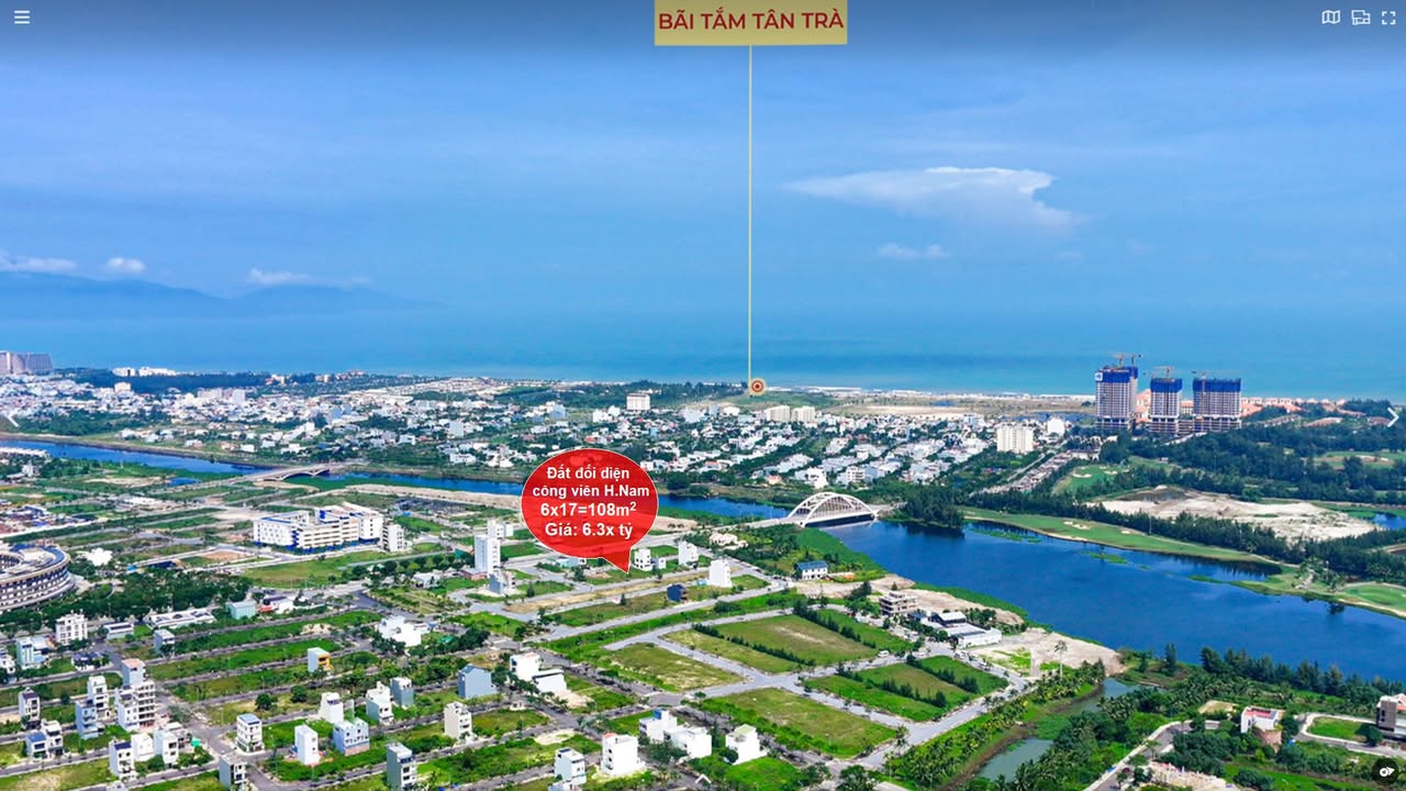 Đất Nền FPT Đà Nẵng 102m² - Đối Diện Công Viên Nam, Giá 6.3 Tỷ