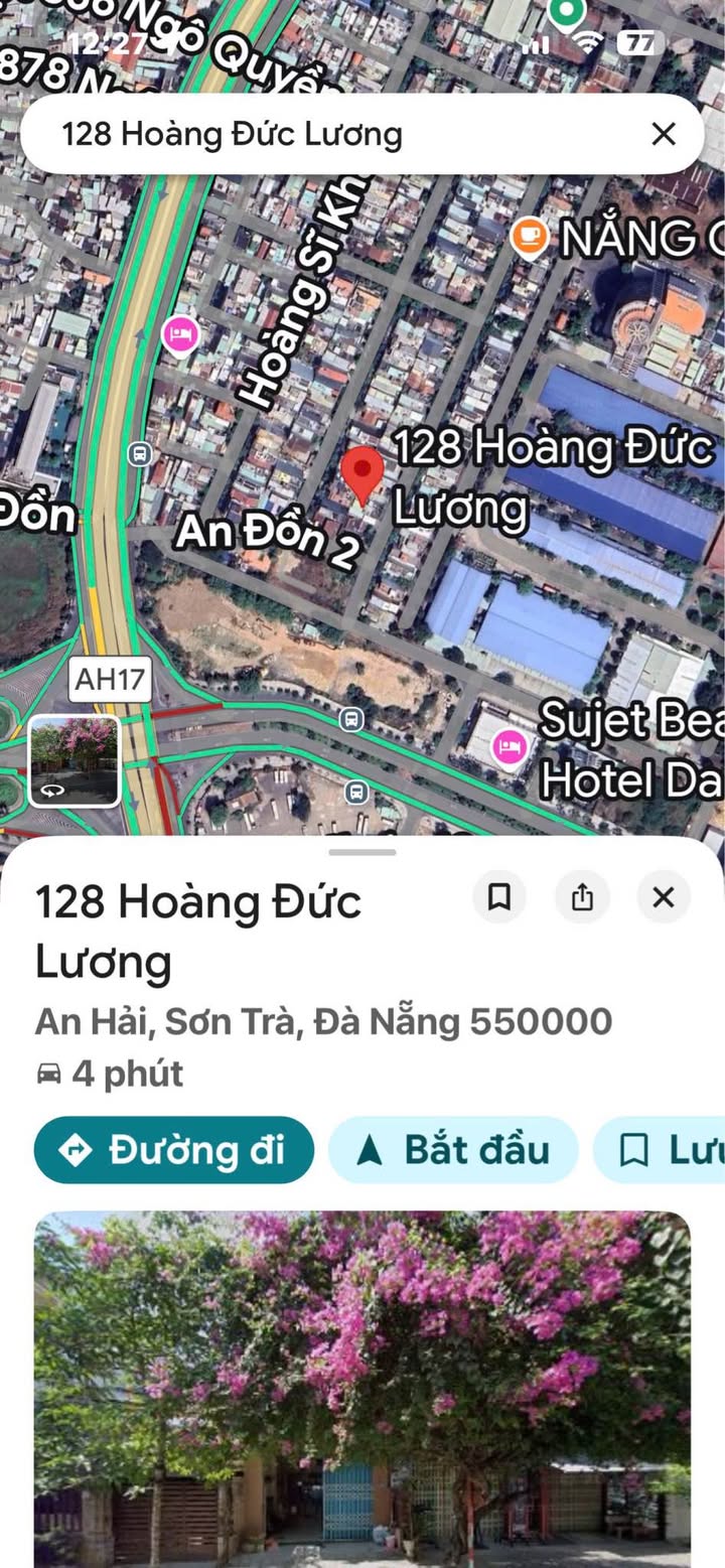 Nhà Mặt Tiền Hoàng Đức Lương, Sơn Trà, Đà Nẵng - 100m² - Kinh Doanh Đắc Lợi