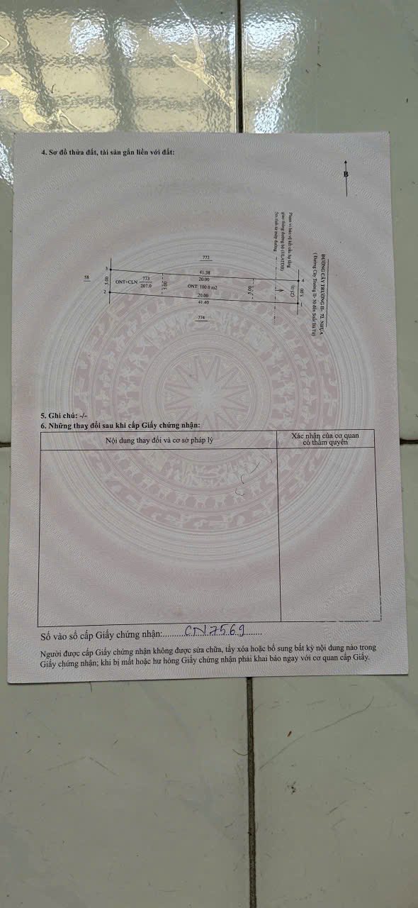 Đất Nền Bàu Bàng 205m² - Sổ Thổ Cư, Mặt Tiền Đường Nhựa, Gần KCN Lớn