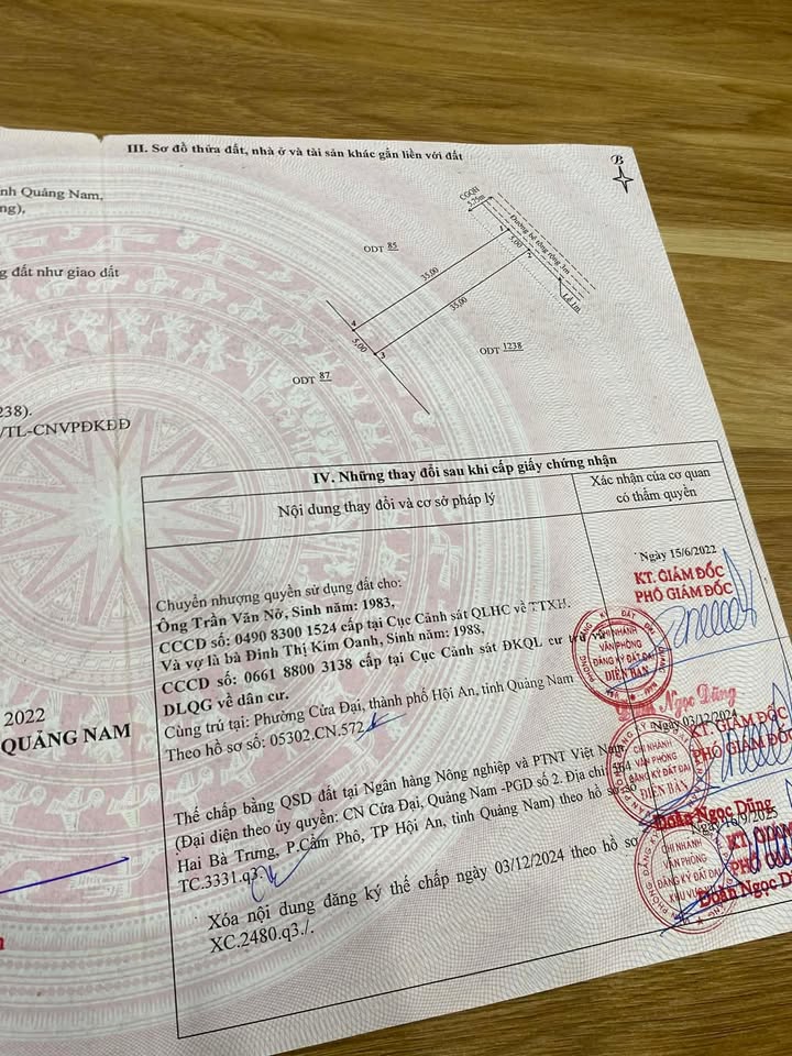 Đất nền Điện Dương, Điện Bàn 175m² - Sổ đỏ chính chủ, ô tô thông!